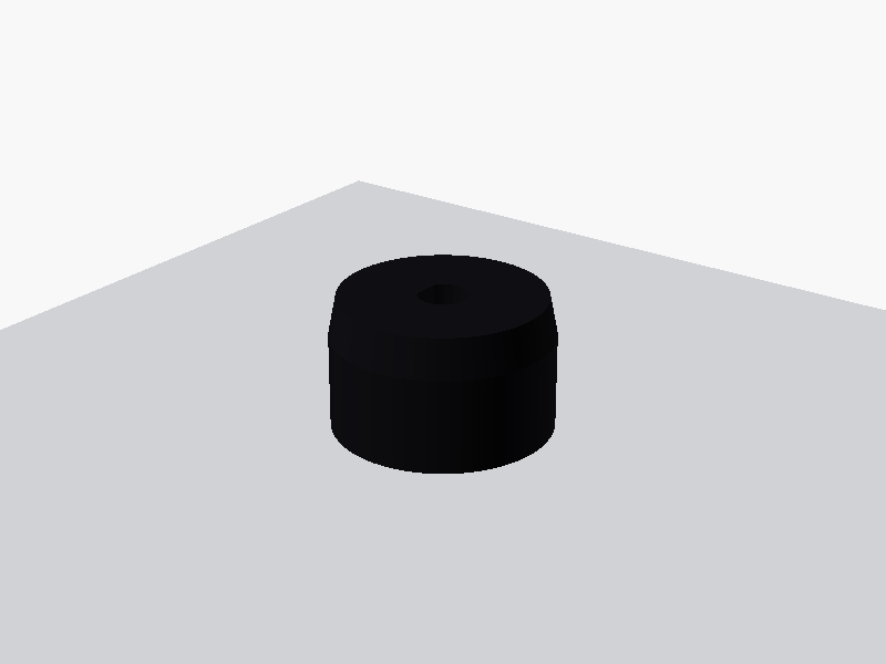 GHOST knob design: a small ghost face peeking from the cap